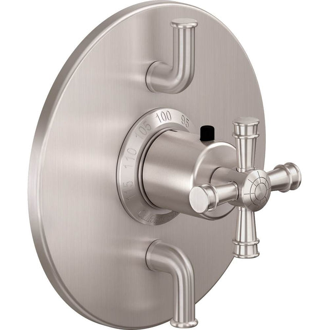 California Faucets - StyleTherm Trim Only with Dual Volume Control - Gloss White