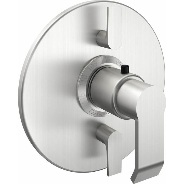 California Faucets - StyleTherm Trim Only with Dual Volume Control - Gloss White