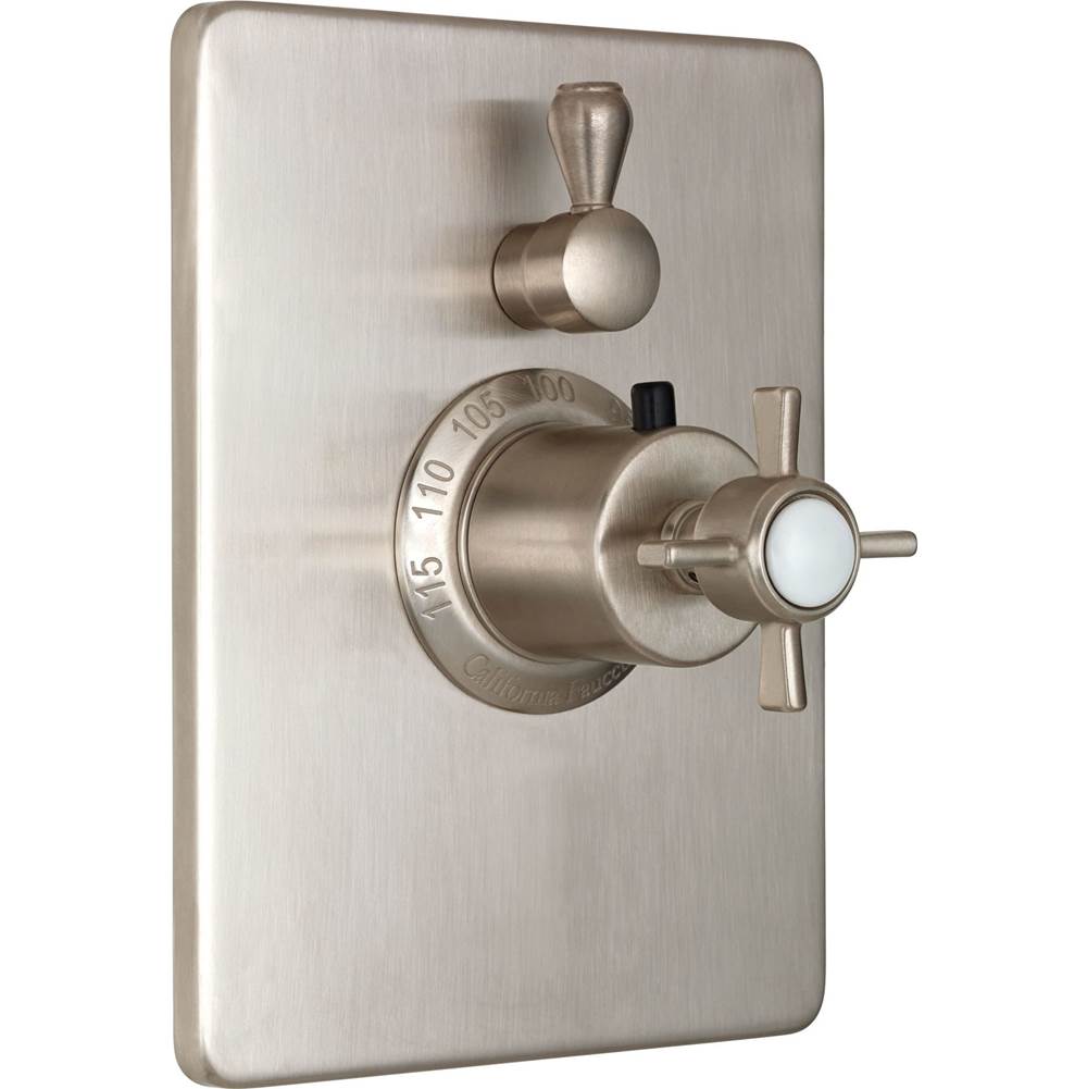 California Faucets - StyleTherm Trim Only with Single Volume Control - Gloss White
