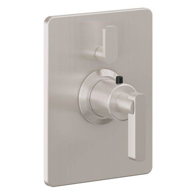 California Faucets - StyleTherm Trim Only With Single Volume Control - Gloss White