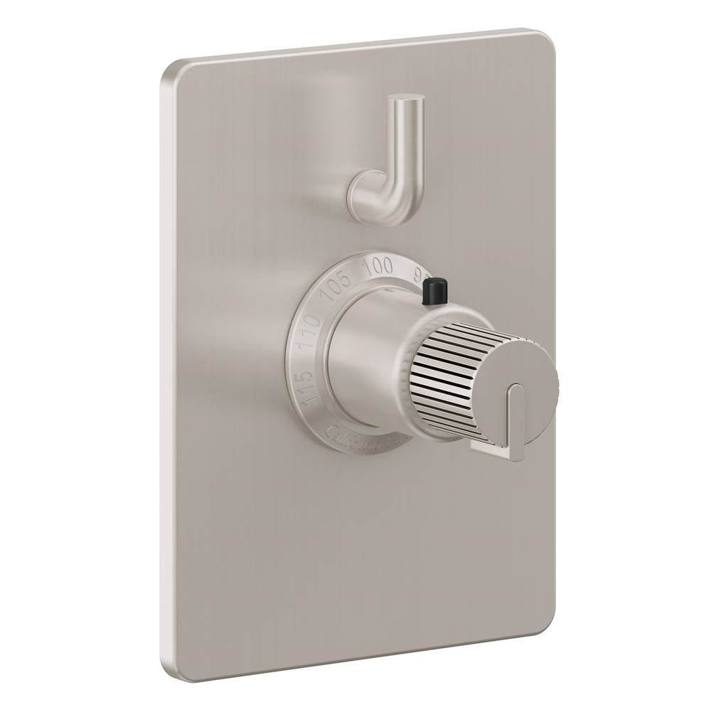 California Faucets - StyleTherm Trim Only With Single Volume Control - Ultra Stainless Steel Pvd