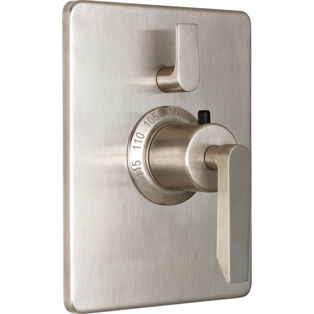 California Faucets - StyleTherm Trim Only with Single Volume Control - Gloss White