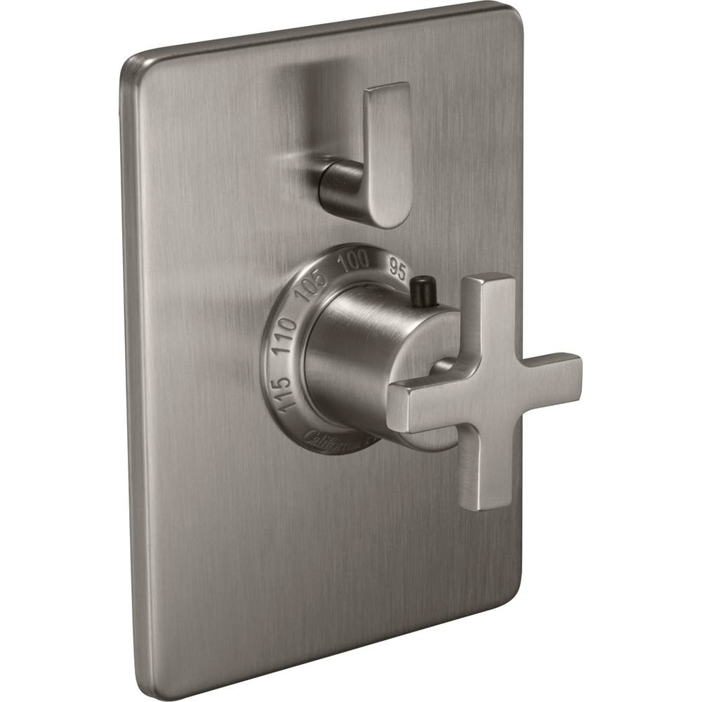 California Faucets - StyleTherm Trim Only with Single Volume Control - Gloss White
