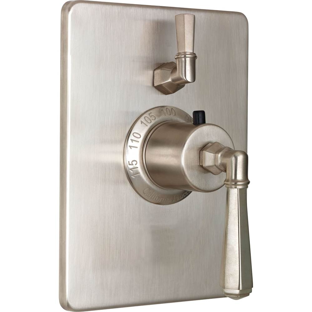 California Faucets - StyleTherm Trim Only with Single Volume Control - Gloss White