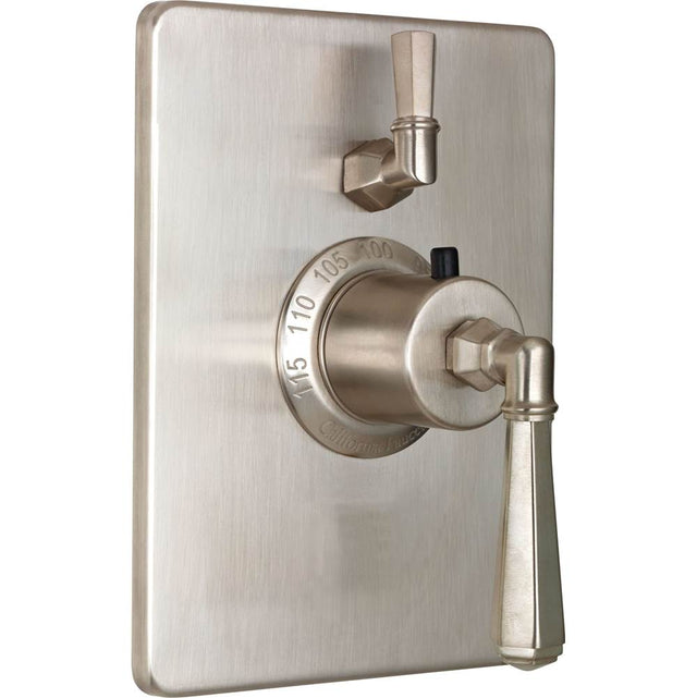 California Faucets - StyleTherm Trim Only with Single Volume Control - Gloss White