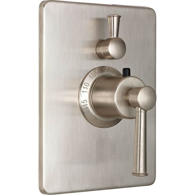 California Faucets - StyleTherm Trim Only with Single Volume Control - Gloss White