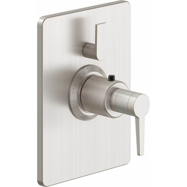 California Faucets - StyleTherm Trim Only with Single Volume Control - Gloss White