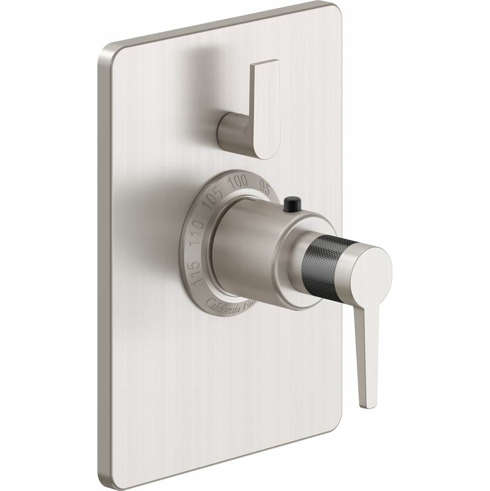 California Faucets - StyleTherm Trim Only with Single Volume Control - Gloss White