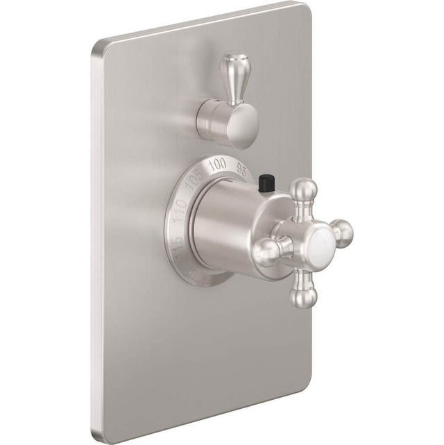 California Faucets - StyleTherm Trim Only with Single Volume Control - Gloss White