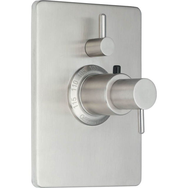 California Faucets - StyleTherm Trim Only with Single Volume Control - Gloss White