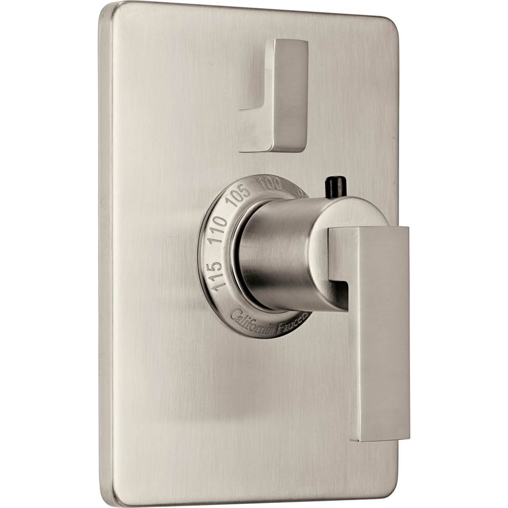 California Faucets - StyleTherm Trim Only with Single Volume Control - Gloss White