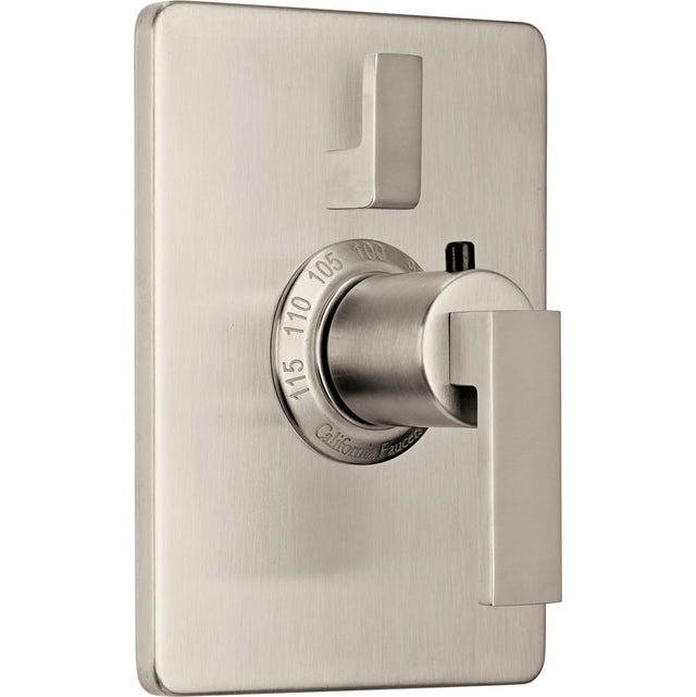 California Faucets - StyleTherm Trim Only with Single Volume Control - Gloss White