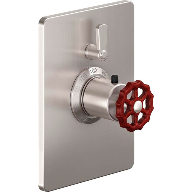 California Faucets - StyleTherm Trim Only with Single Volume Control - Gloss White