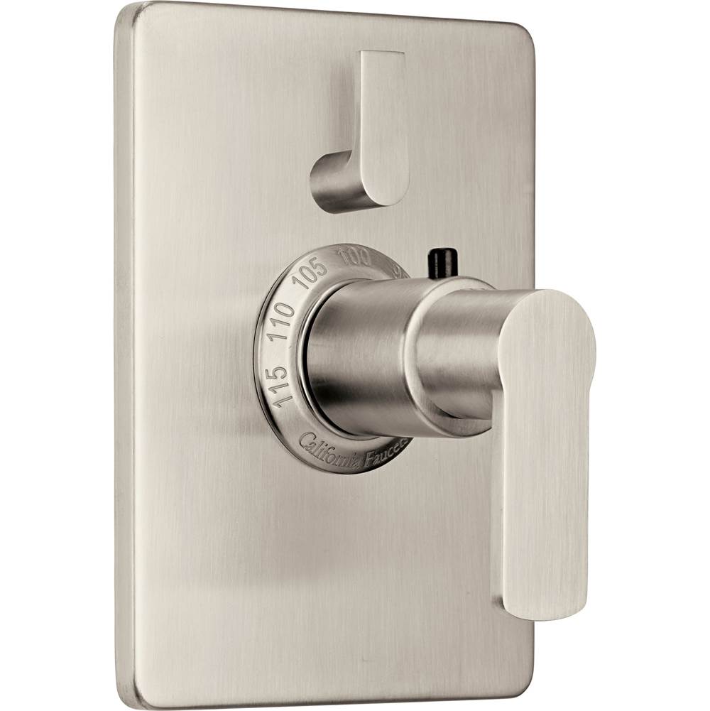 California Faucets - StyleTherm Trim Only with Single Volume Control - Gloss White