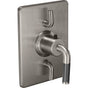 California Faucets - StyleTherm Trim Only with Dual Volume Control - Gloss White