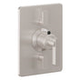 California Faucets - StyleTherm Trim Only with Dual Volume Control - Satin Nickel