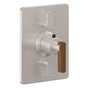 California Faucets - StyleTherm Trim Only with Dual Volume Control - Satin Nickel