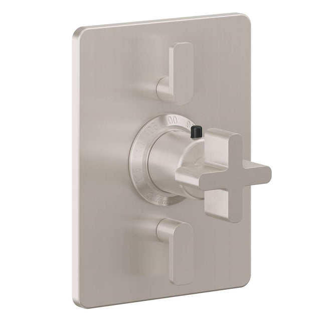 California Faucets - StyleTherm Trim Only with Dual Volume Control - Gloss White