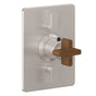 California Faucets - StyleTherm Trim Only with Dual Volume Control - Gloss White