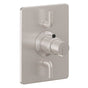 California Faucets - StyleTherm Trim Only with Dual Volume Control - Gloss White