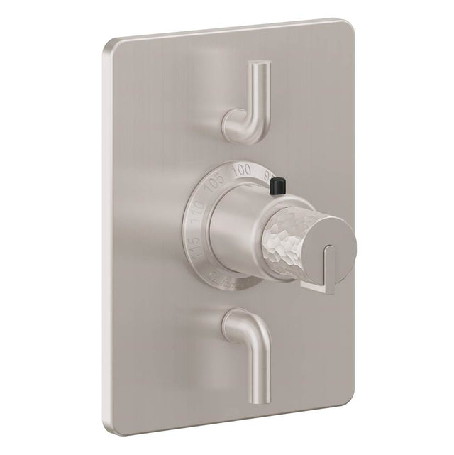 California Faucets - StyleTherm Trim Only with Dual Volume Control - Gloss White