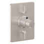 California Faucets - StyleTherm Trim Only with Dual Volume Control - Gloss White