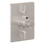 California Faucets - StyleTherm Trim Only with Dual Volume Control - Gloss White