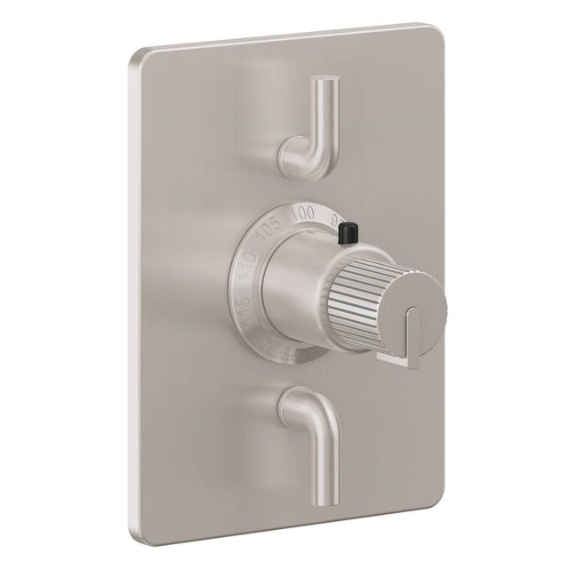 California Faucets - StyleTherm Trim Only with Dual Volume Control - Gloss White