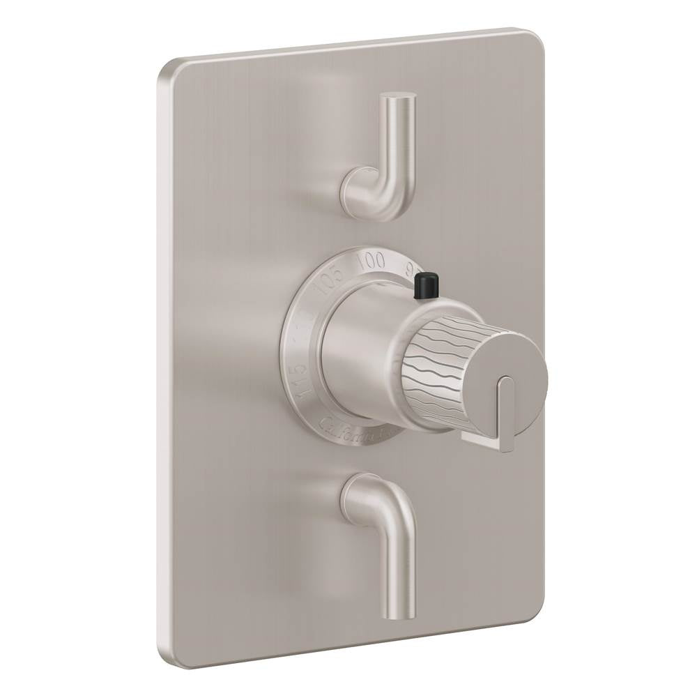 California Faucets - StyleTherm Trim Only with Dual Volume Control - Matte White