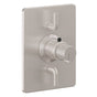 California Faucets - StyleTherm Trim Only with Dual Volume Control - Matte White