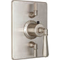 California Faucets - StyleTherm Trim Only with Dual Volume Control - Gloss White