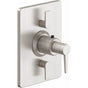 California Faucets - StyleTherm Trim Only with Dual Volume Control - Gloss White