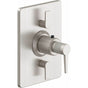 California Faucets - StyleTherm Trim Only with Dual Volume Control - Gloss White