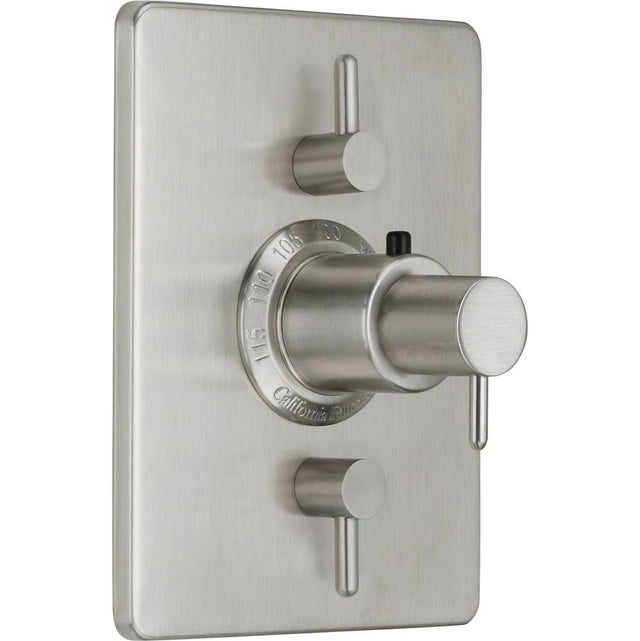 California Faucets - StyleTherm Trim Only with Dual Volume Control - Gloss White