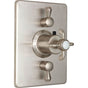 California Faucets - StyleTherm Trim Only with Dual Volume Control - Gloss White