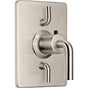 California Faucets - StyleTherm Trim Only with Dual Volume Control - Gloss White