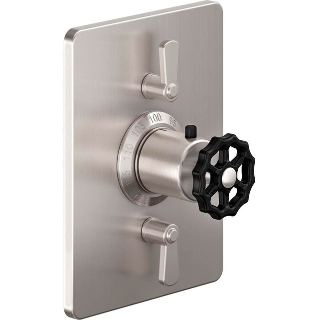 California Faucets - StyleTherm Trim Only with Dual Volume Control - Gloss White
