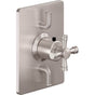 California Faucets - StyleTherm Trim Only with Dual Volume Control - Gloss White
