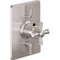 California Faucets - StyleTherm Trim Only with Dual Volume Control - Gloss White