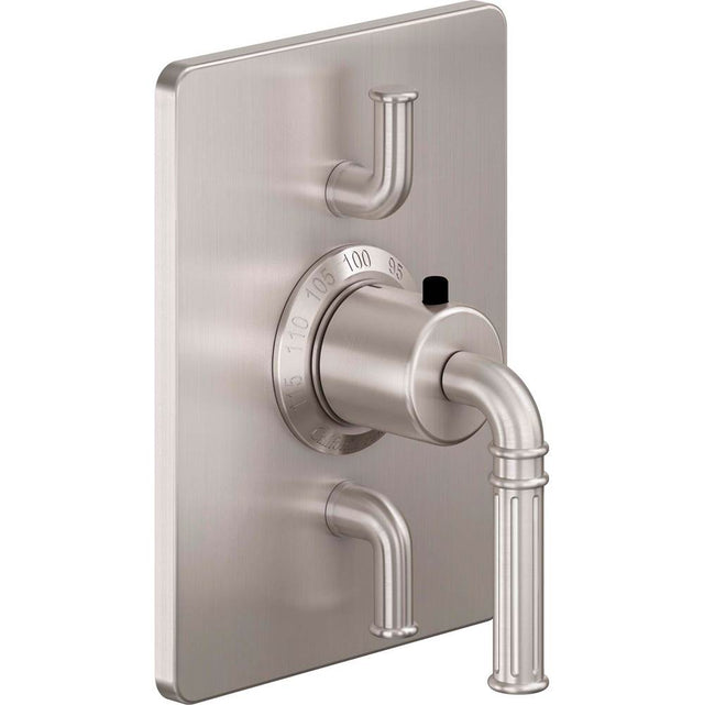 California Faucets - StyleTherm Trim Only with Dual Volume Control - Gloss White