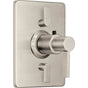 California Faucets - StyleTherm Trim Only with Dual Volume Control - Gloss White