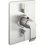 California Faucets - StyleTherm Trim Only with Dual Volume Control - Gloss White