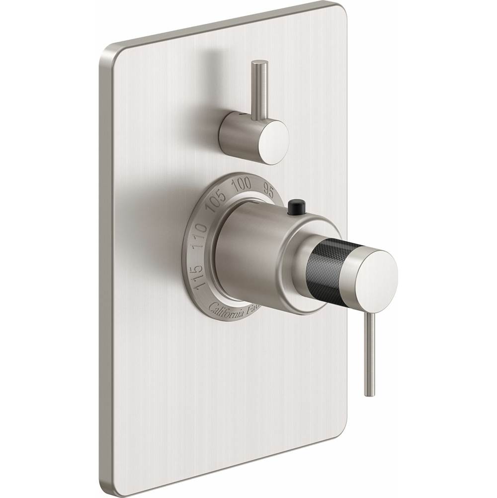 California Faucets - StyleTherm Trim Only with Single Volume Control - Gloss White