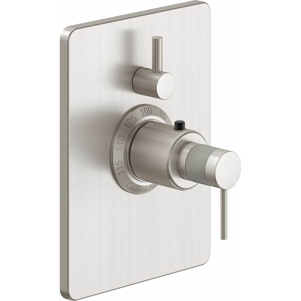 California Faucets - StyleTherm Trim Only with Single Volume Control - Gloss White