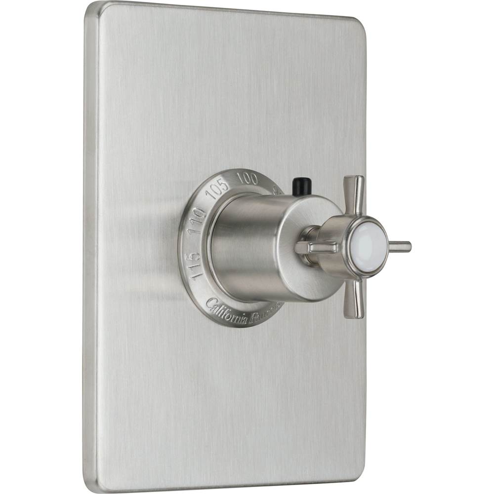 California Faucets - StyleTherm 3/4'' Thermostatic Trim Only - Gloss White