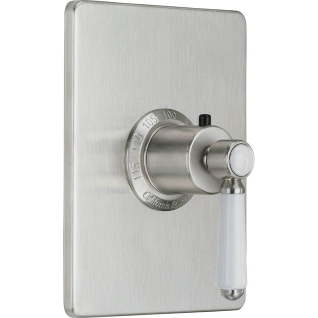 California Faucets - StyleTherm 3/4'' Thermostatic Trim Only - Gloss White