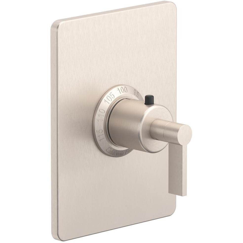 California Faucets - StyleTherm 3/4'' Thermostatic Trim Only - Gloss White