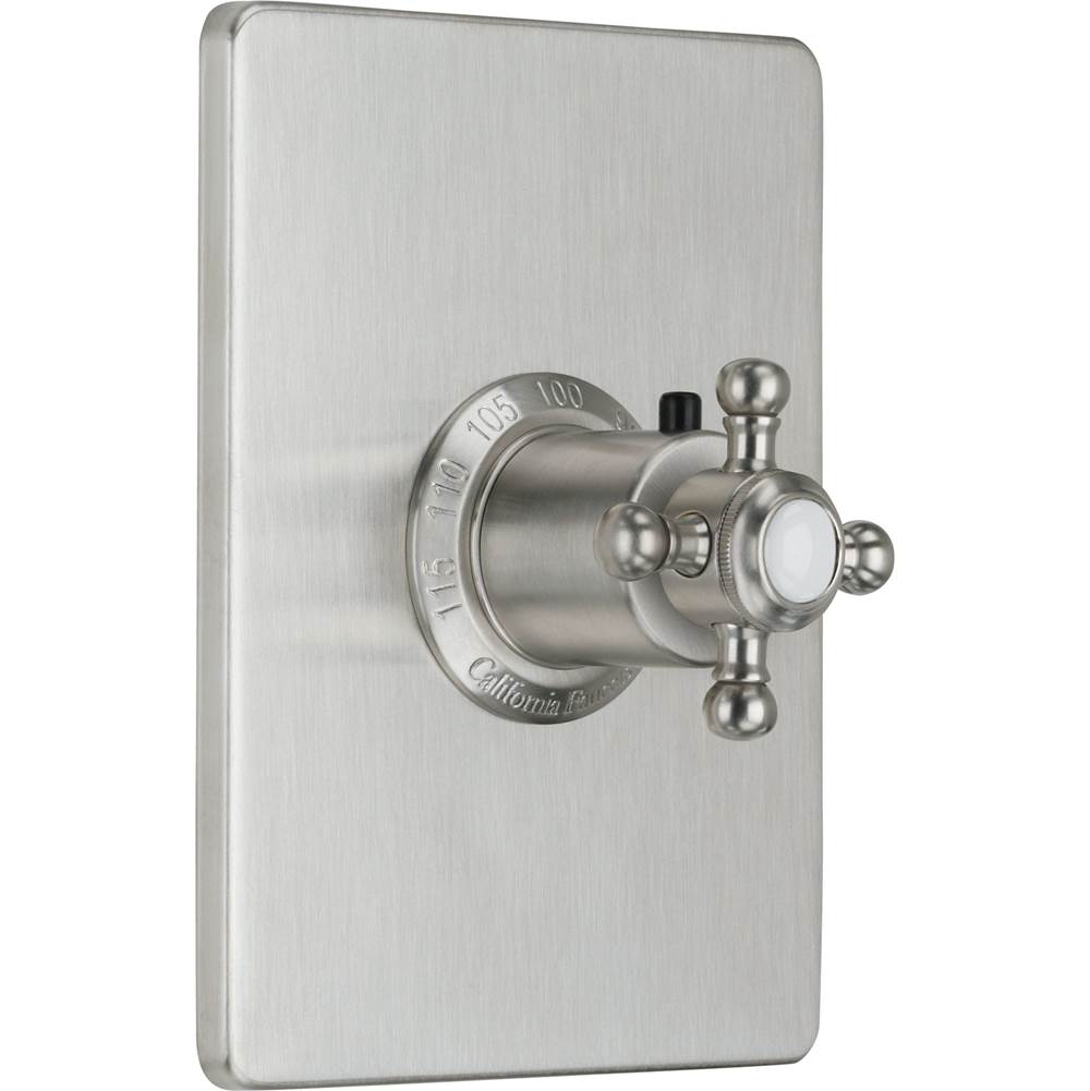 California Faucets - StyleTherm 3/4'' Thermostatic Trim Only - Gloss White