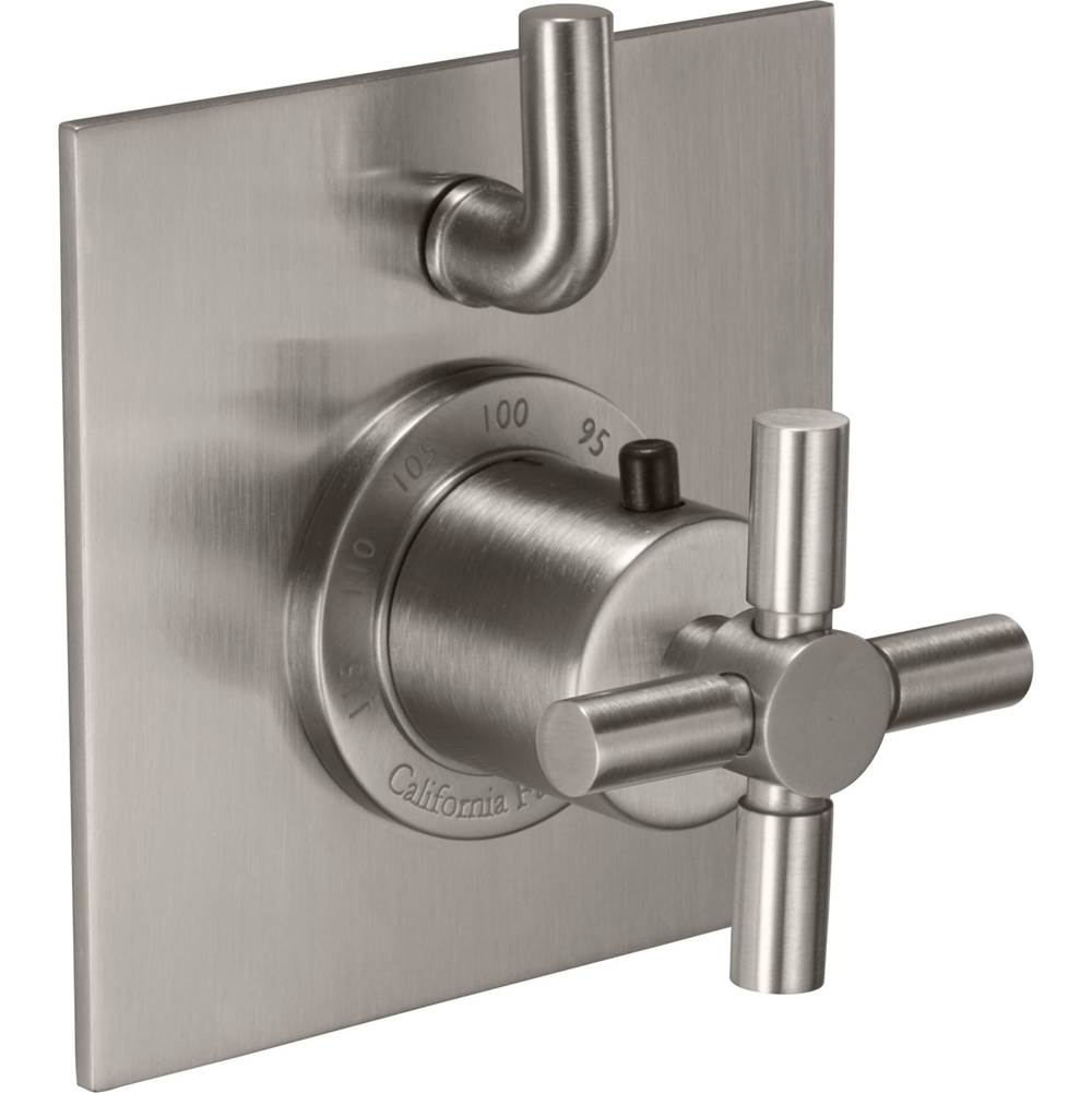 California Faucets - StyleTherm Trim Only with Single Volume Control - Gloss White