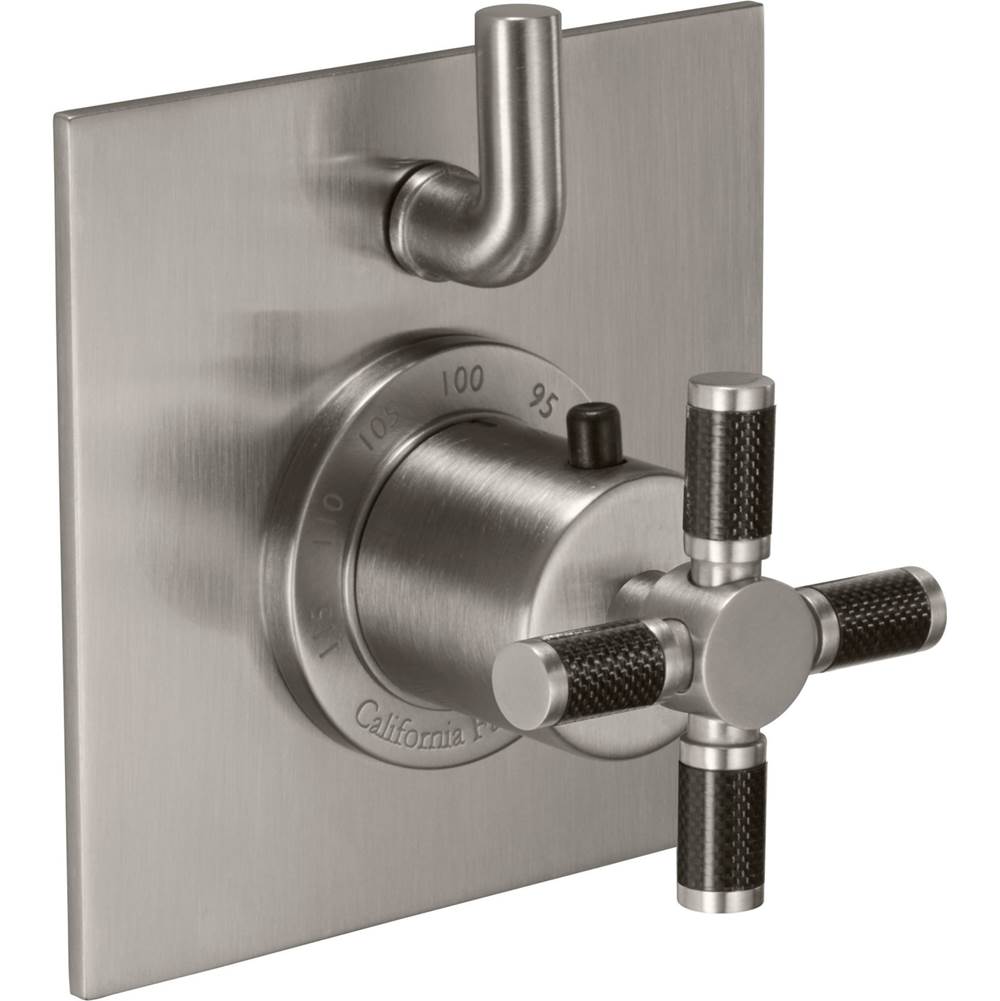 California Faucets - StyleTherm Trim Only with Single Volume Control - Gloss White